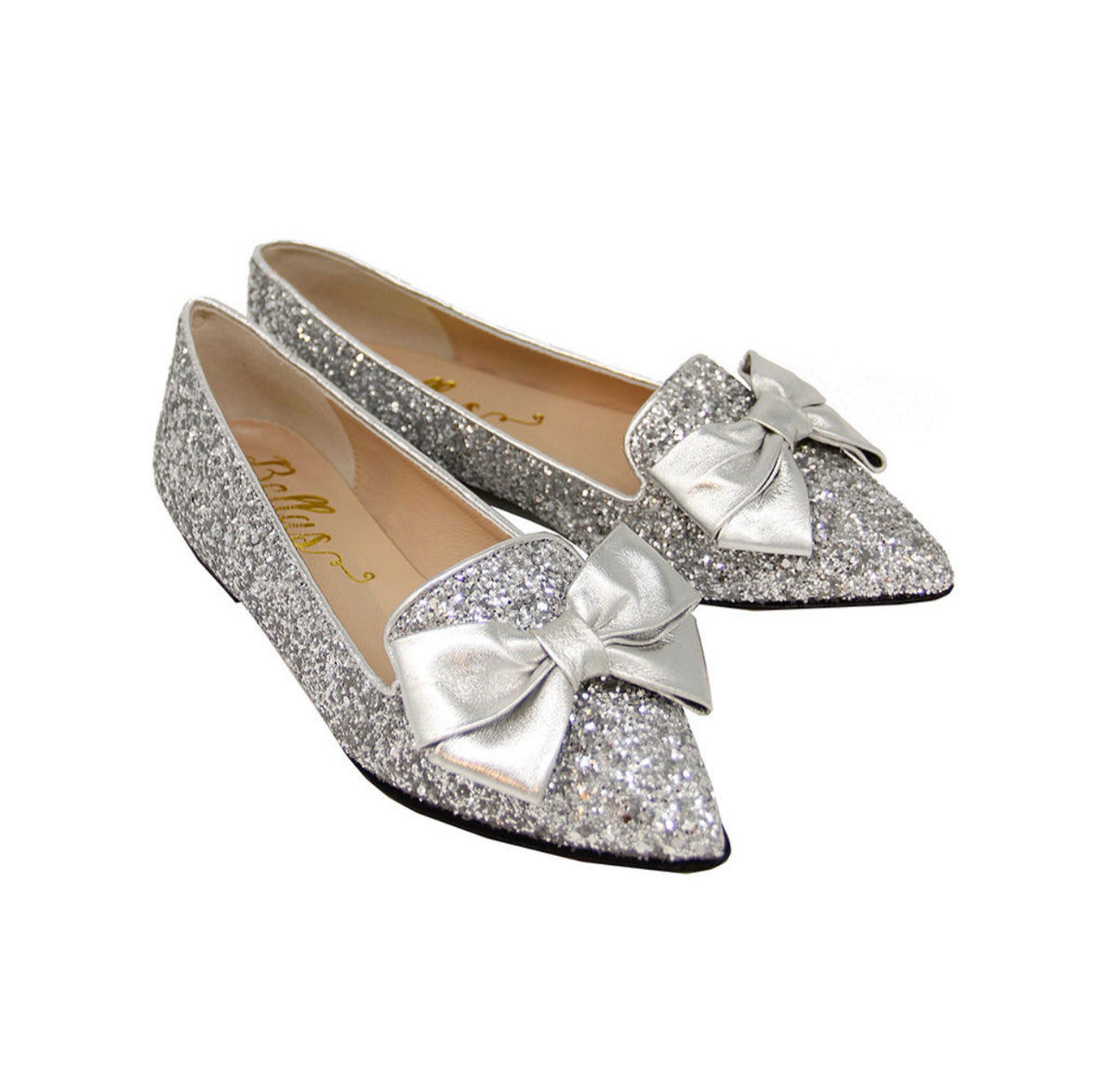 Cristal Argento Bowtie Pointy