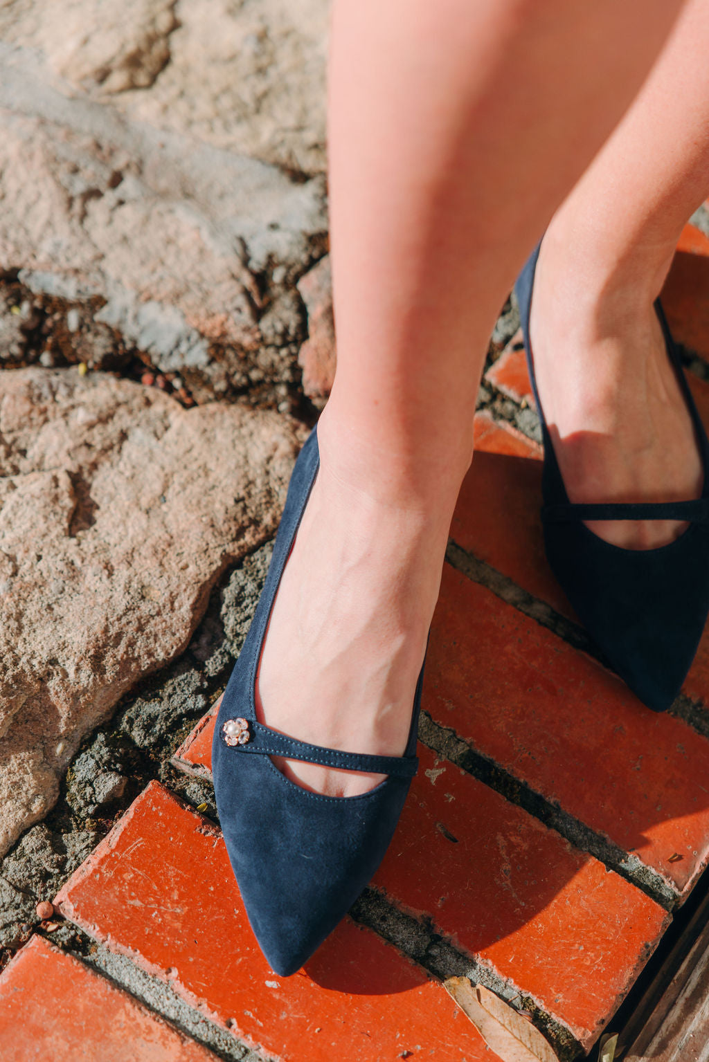 Blu Perle Mary Jane Pointy