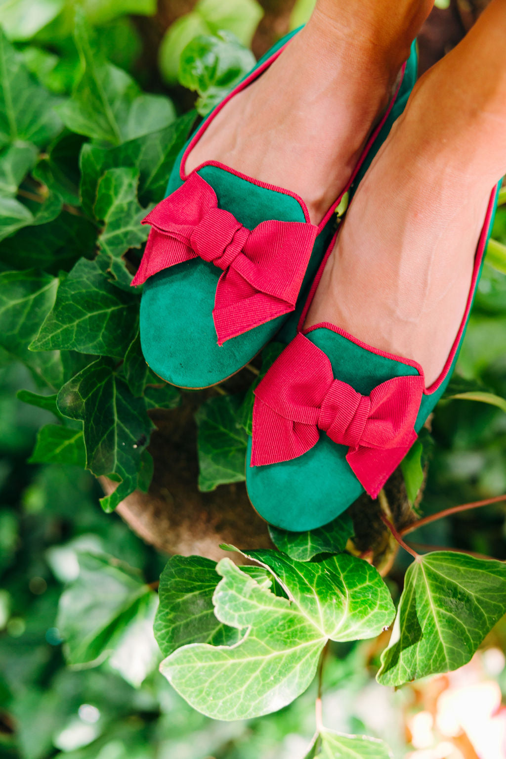 Verde Estivo-Barolo bow loafer