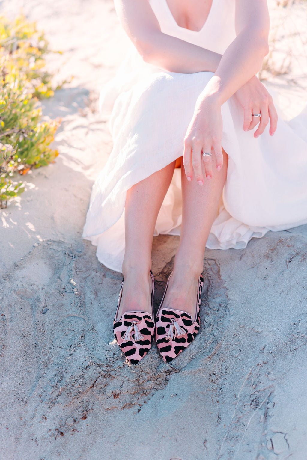 Leo Orlando Cipria-Rame Tasselloafer Pointy (kurzer Tassel)