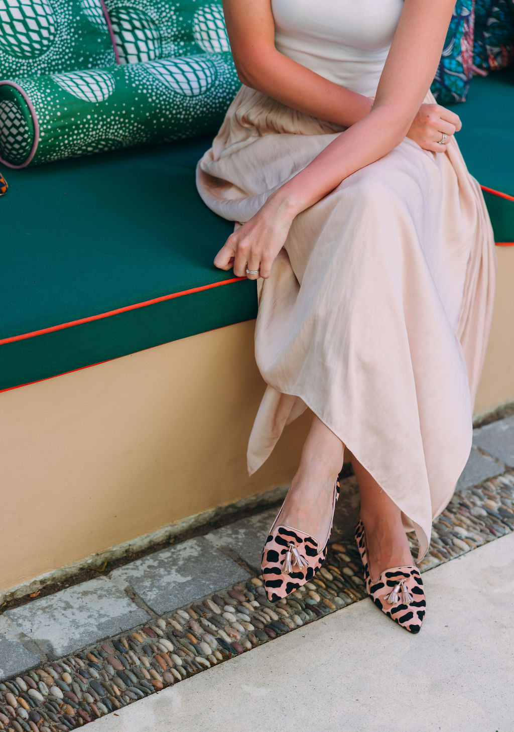 Leo Orlando Cipria-Rame Tasselloafer Pointy (kurzer Tassel)