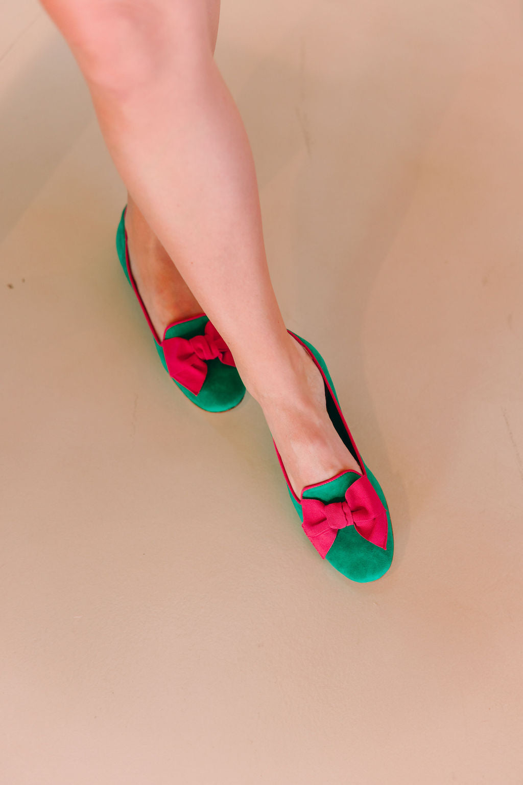 Verde Estivo-Barolo bow loafer