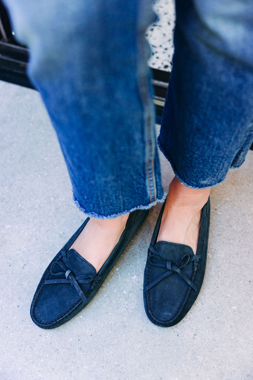 Notte Moccasin mit Schleife