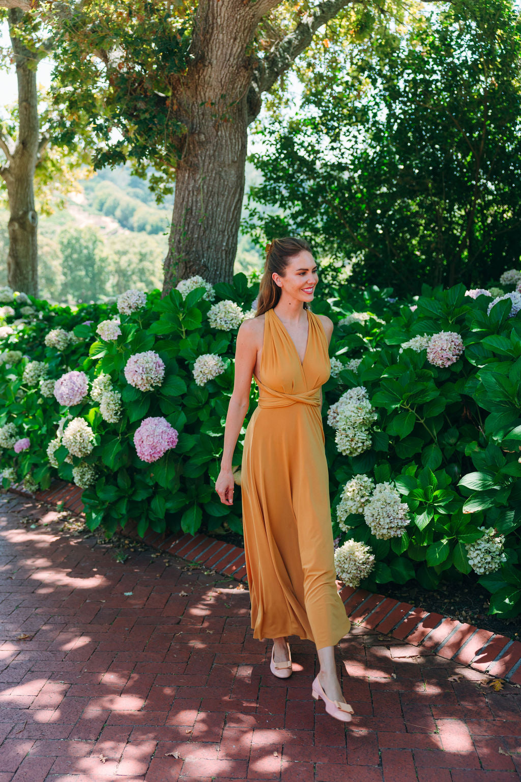 Peach Ballerina Pumps