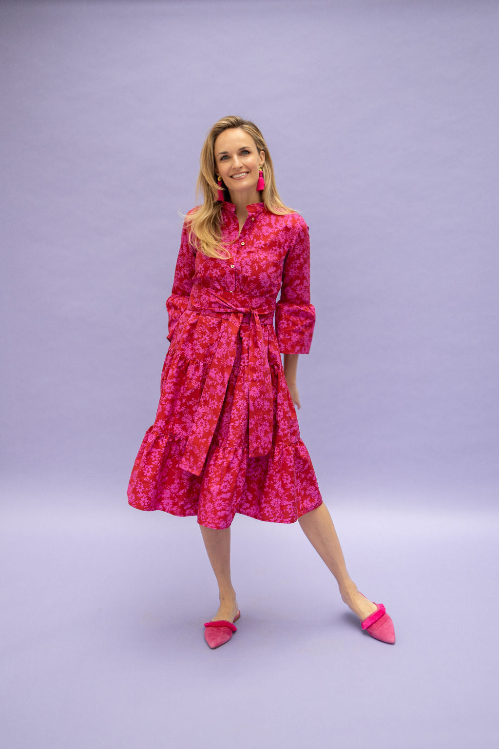 Mules Fuxia Fransen