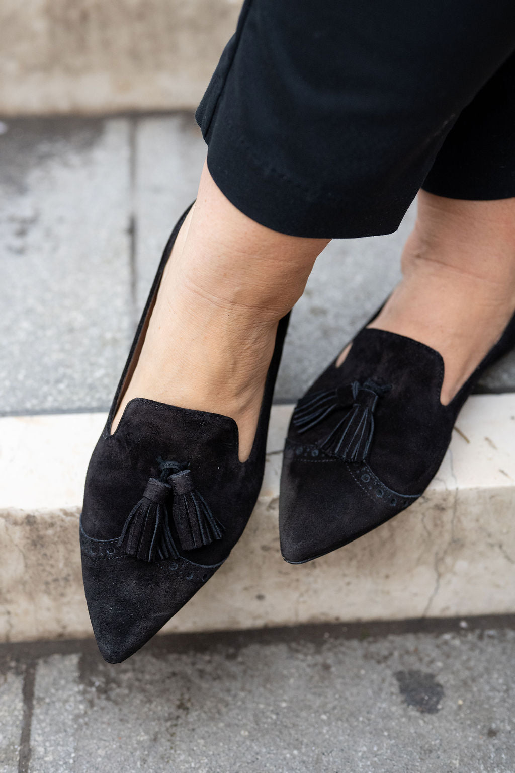 Nero Budapester Tasselloafer Pointy