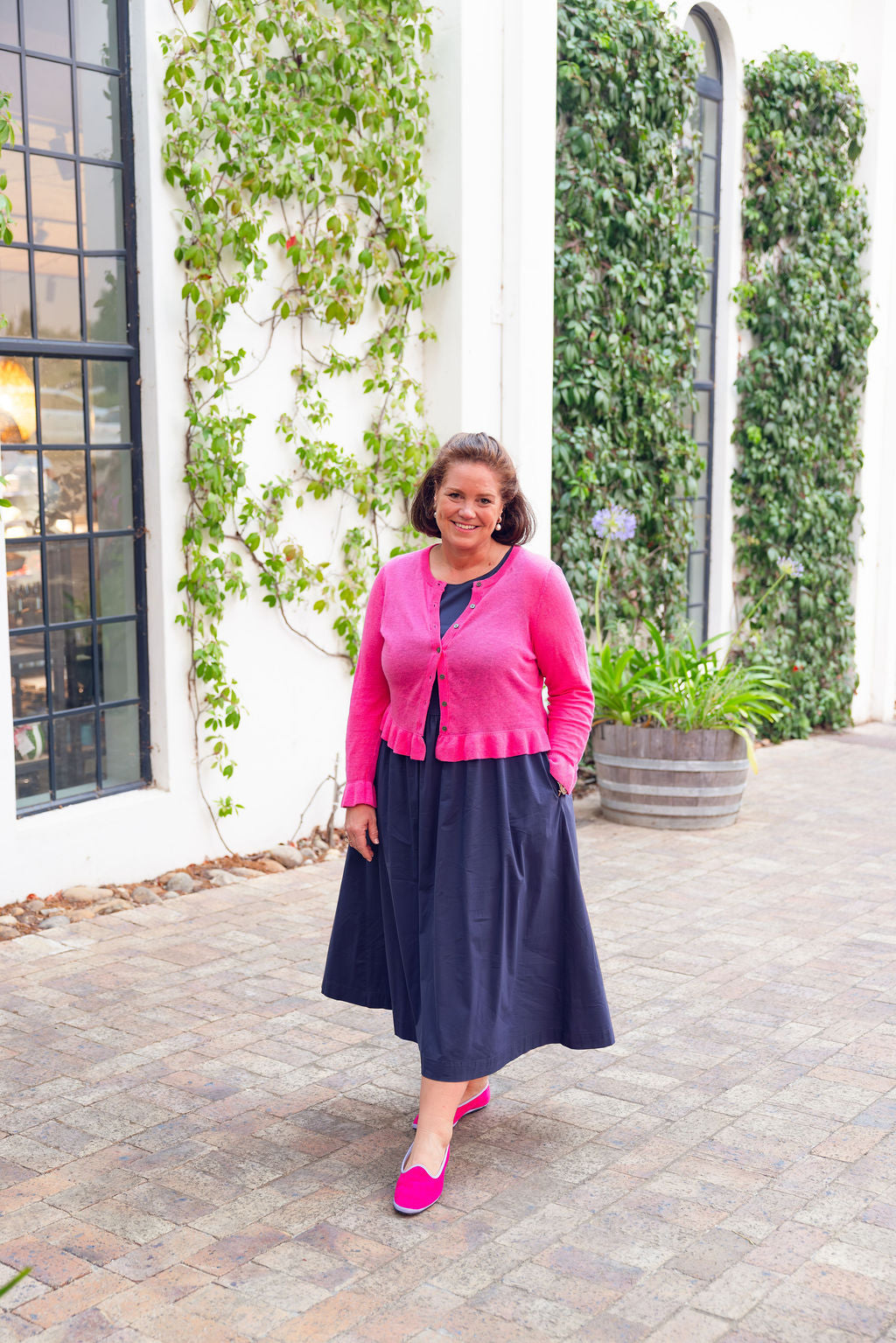 Hot Pink-Lila Velours Furlane