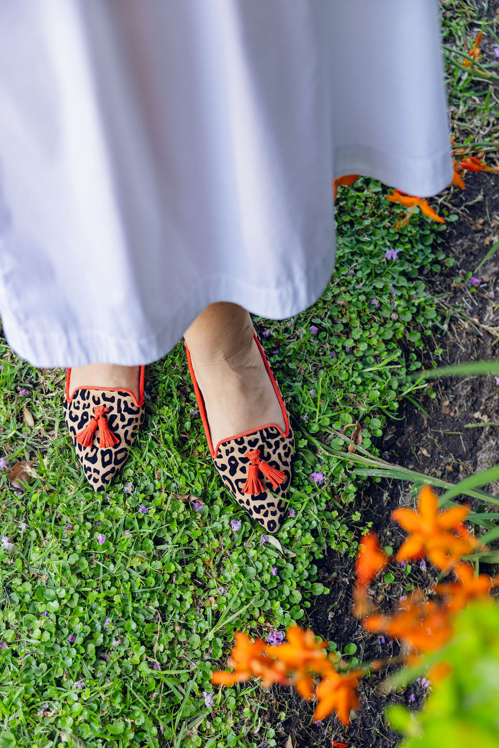 SHOOTINGSCHUH Leopardino-Ginger Tasselloafer Pointy (kurzer Tassel) 41