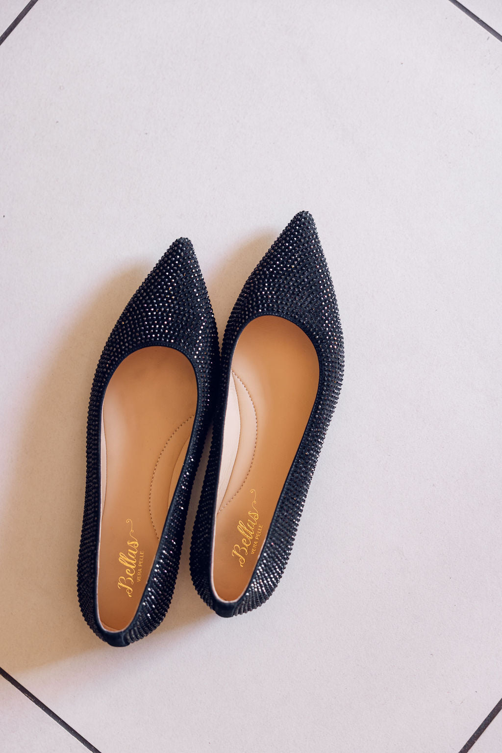 Nero Strass Pointy