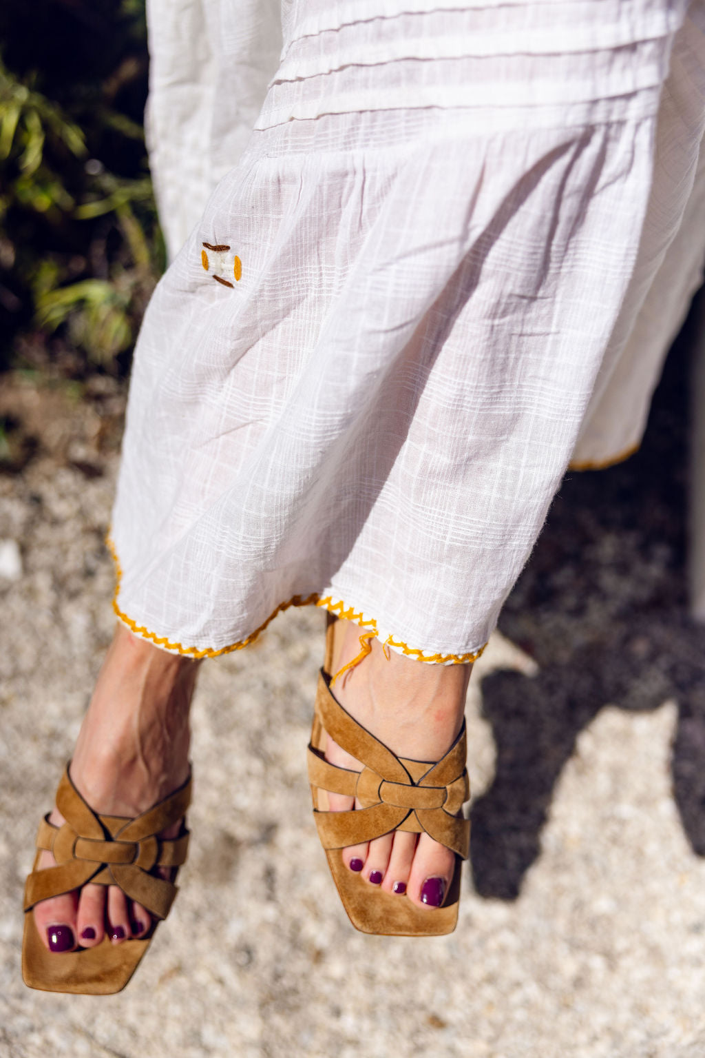 Tortora Woven Pantolette