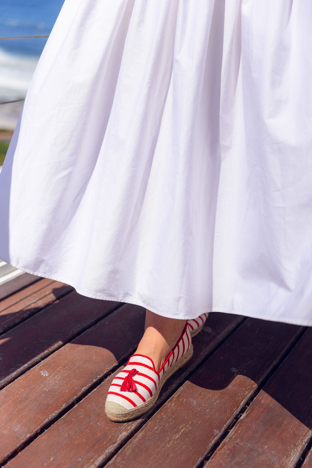 Rojo Stripes Espadrilles Classic