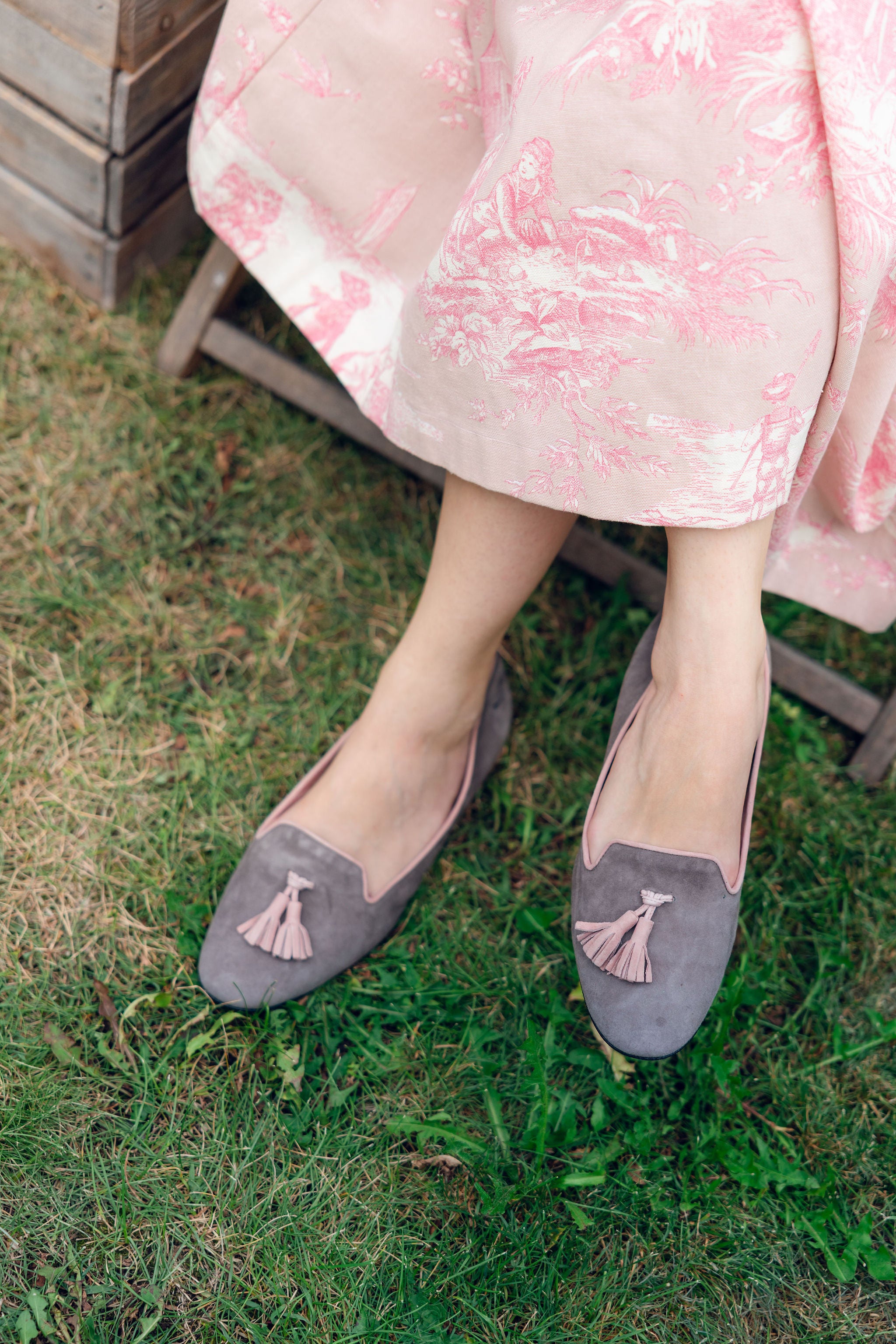 Psyke-Pink Tasselloafer Klassik