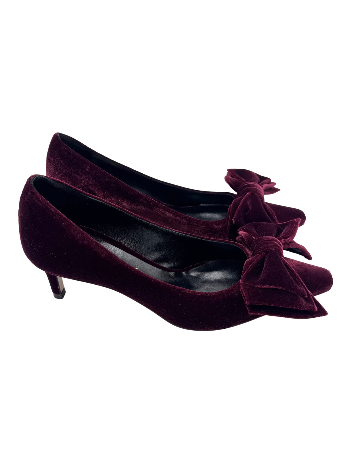 Rubino Velvet Schleifen Pumps
