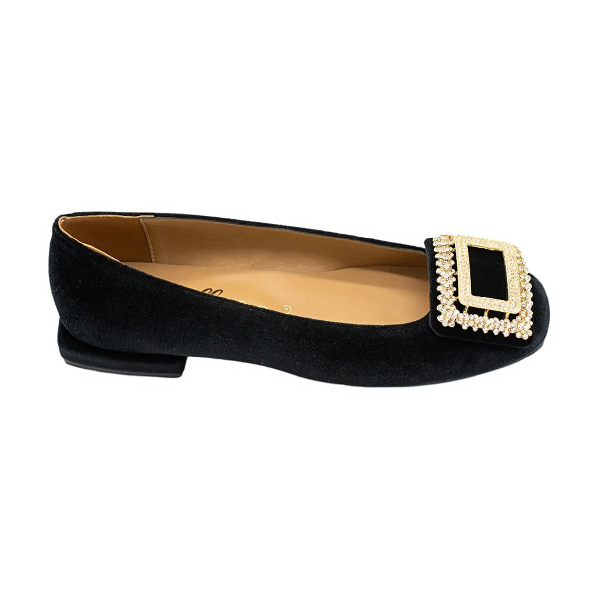 Ballerina Black Velvet Glitter