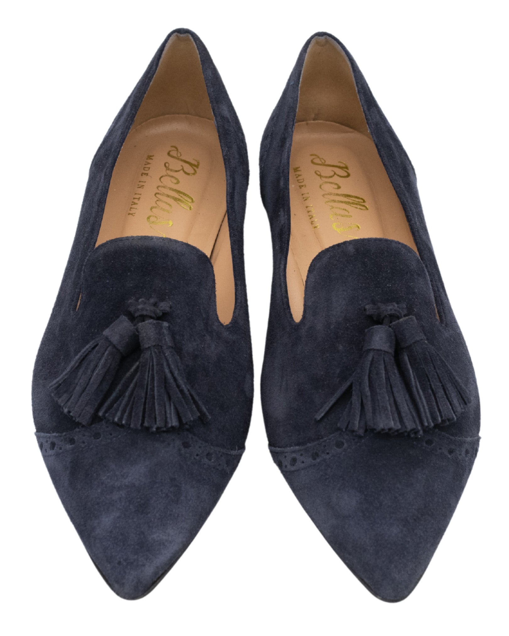 Bleu Budapester Tasselloafer Pointy