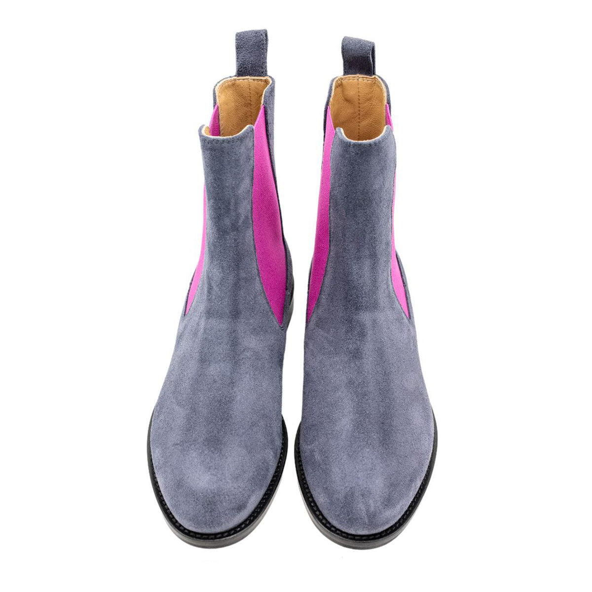 Chelsea boots Grigio - Pink