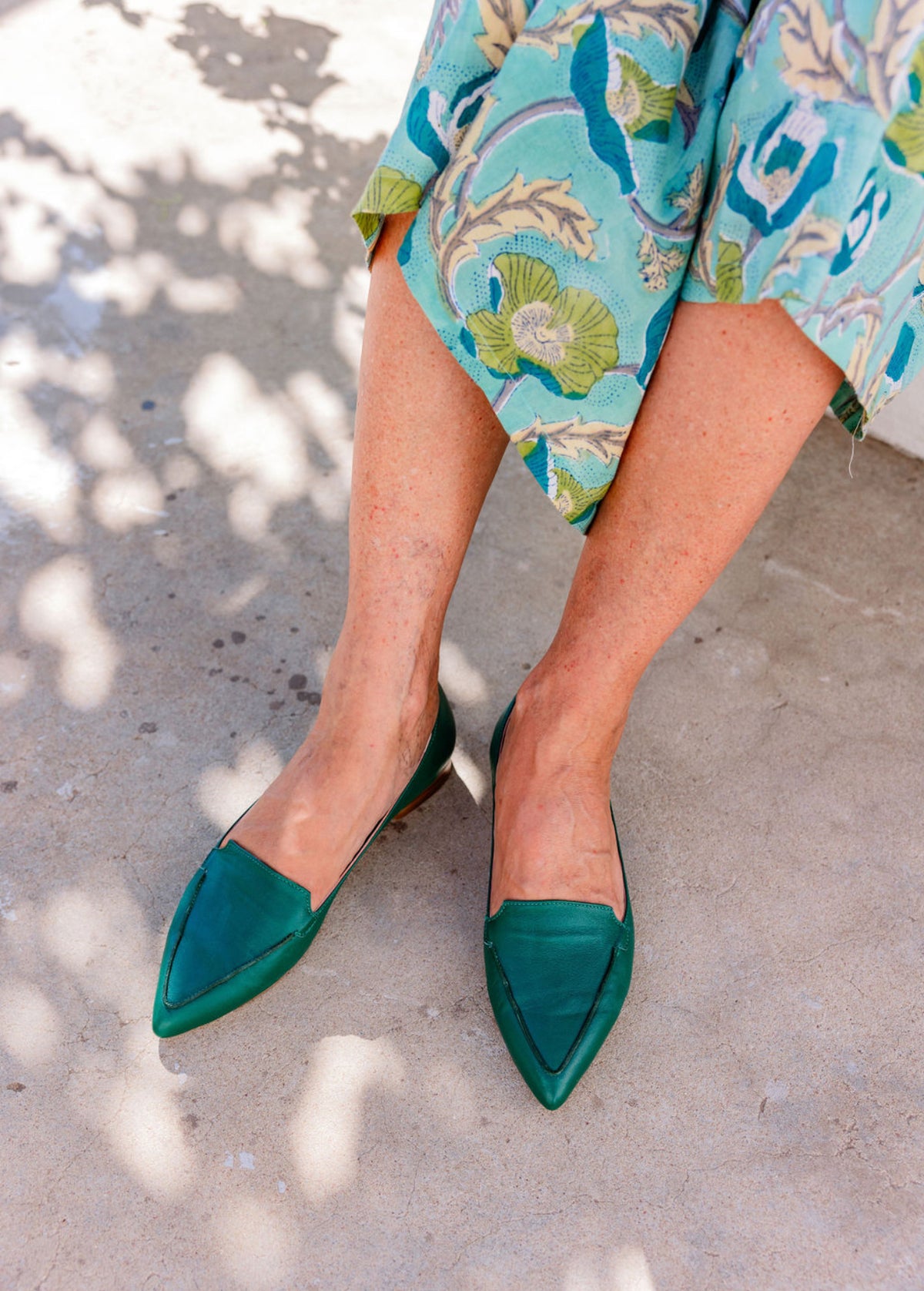 Deluxe Nappa Verde Pointy