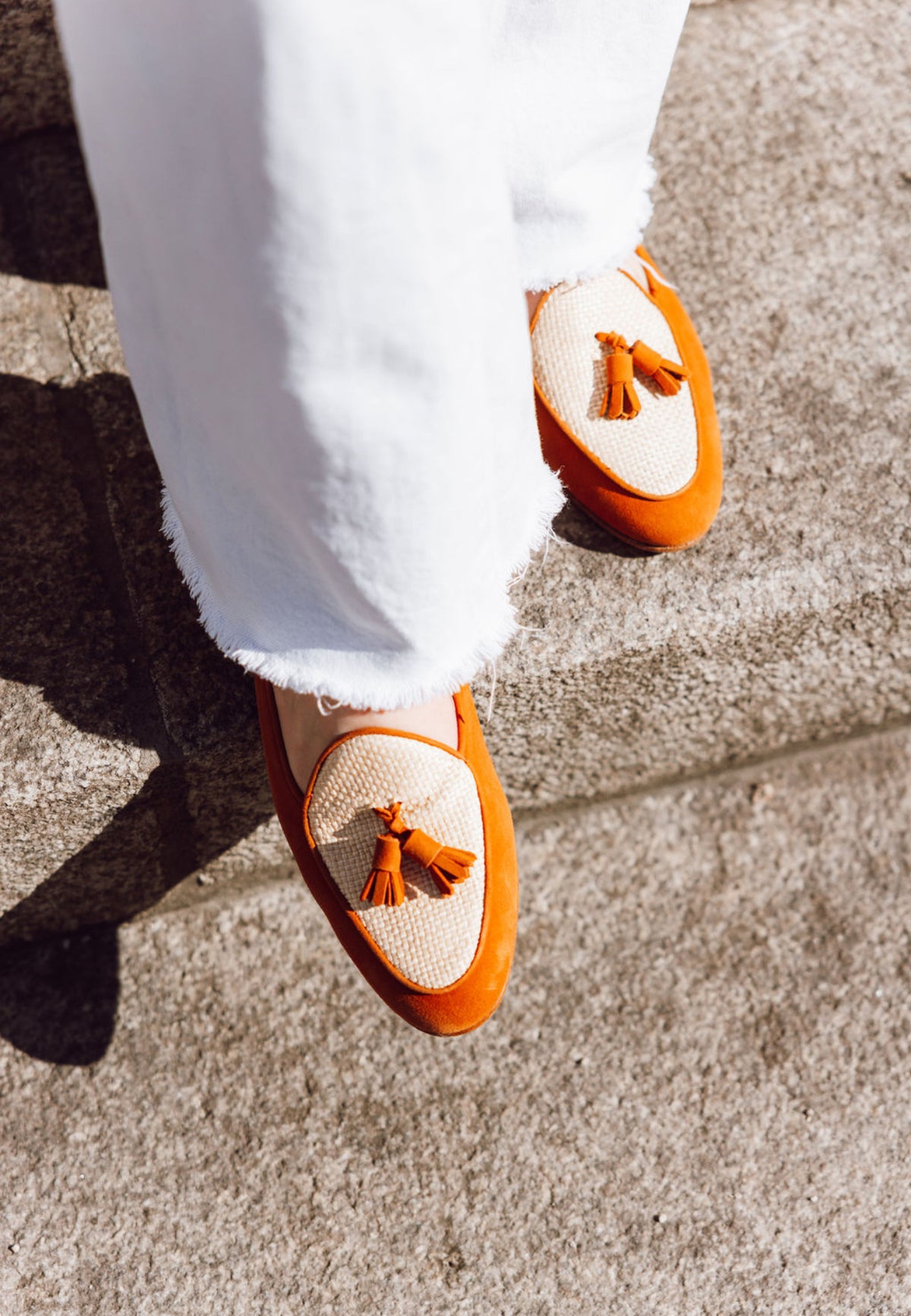 Tassel Loafer Raffia Cuero