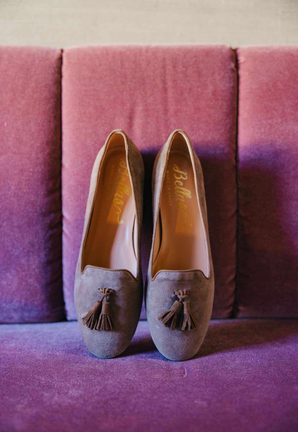 Taupe - Marrone Tasselloafer Klassik