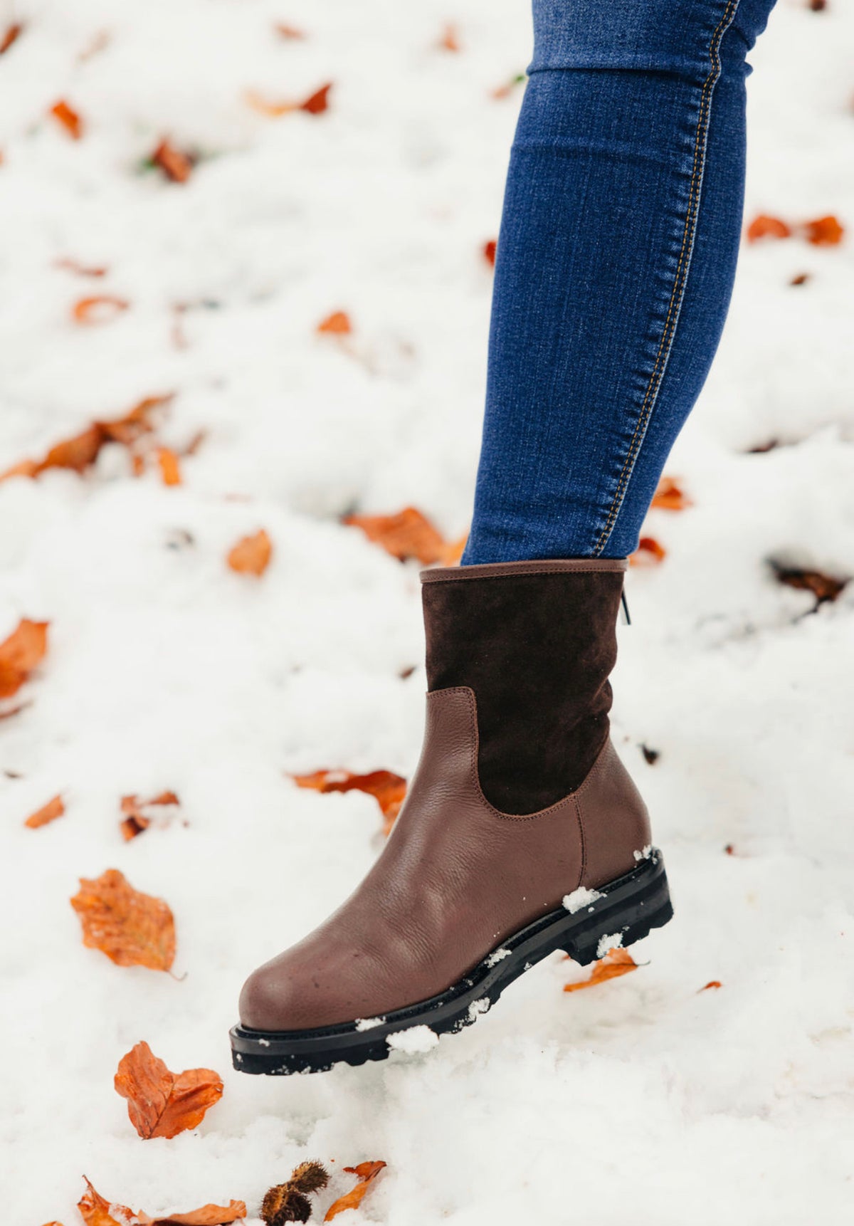 "Olivia" Moro/T. Moro lined with lambskin