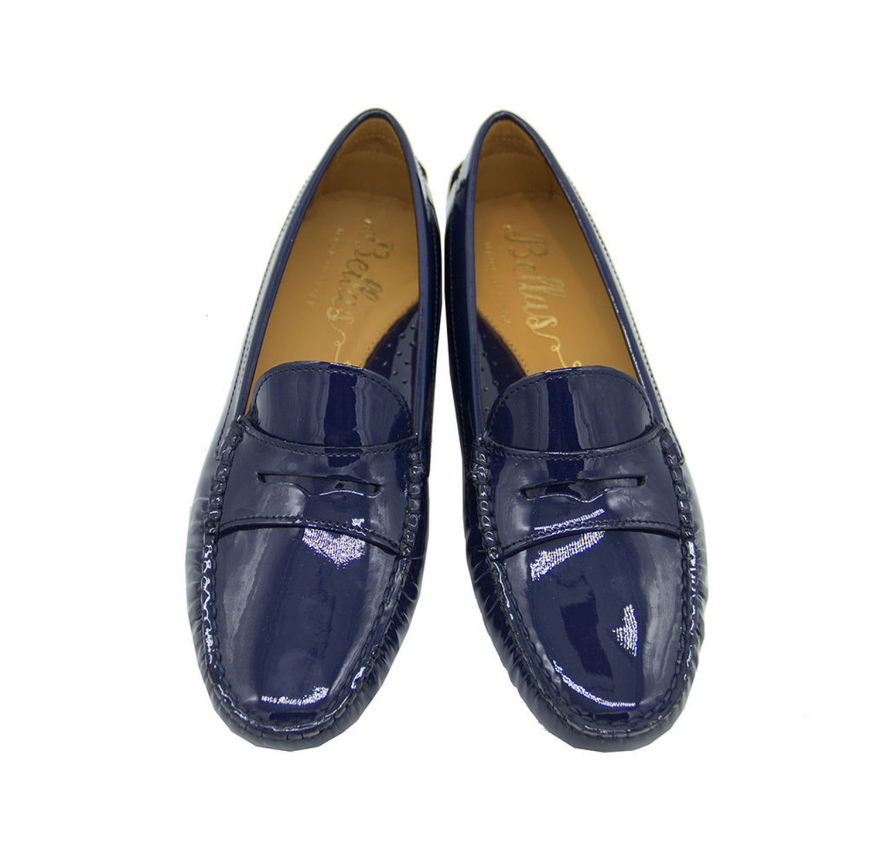 Moccasin Lack Blu