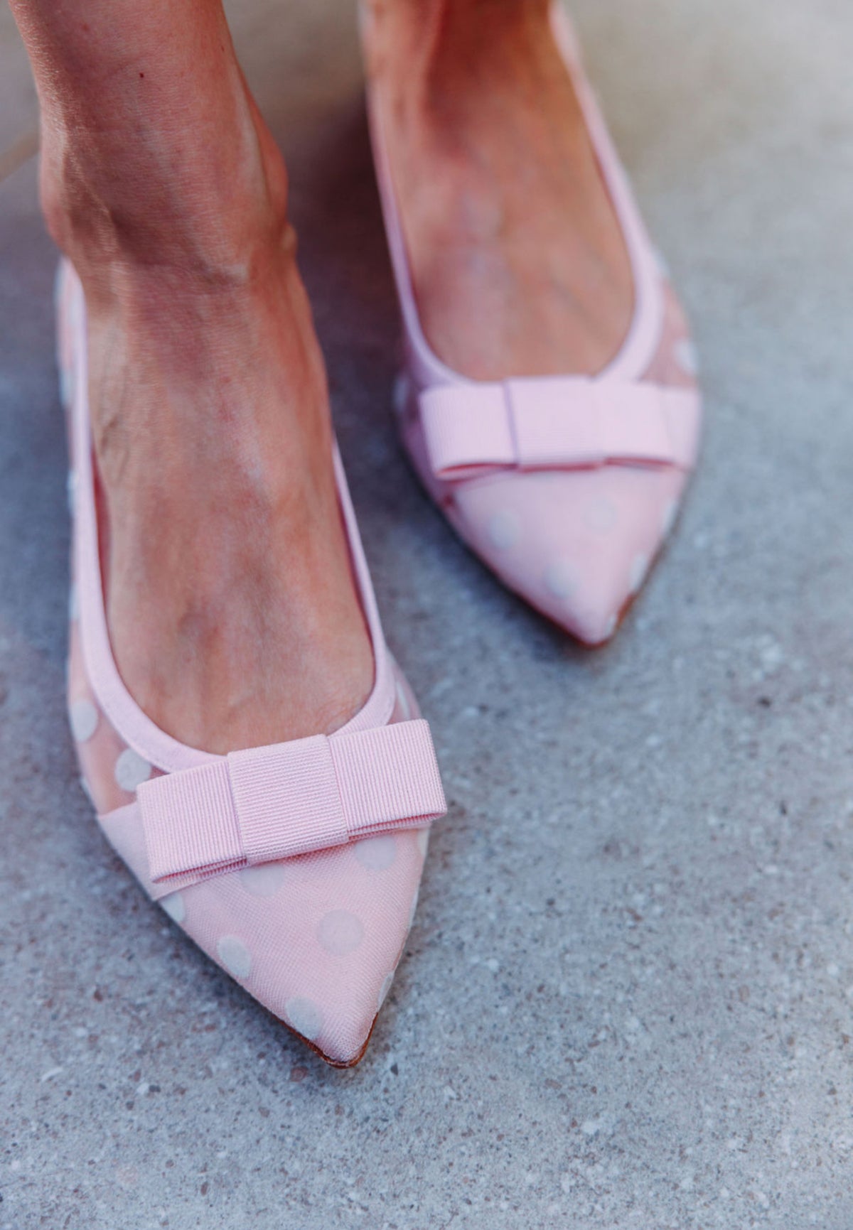 Rosa Mesh Dot Pointy