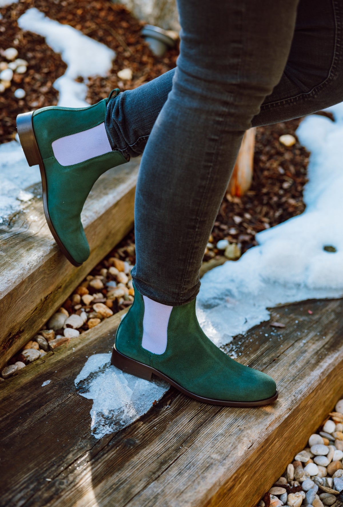 Army - Lilac Chelsea boots