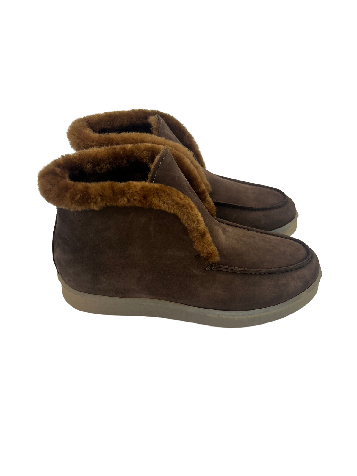 Stiefelette Marrone gefüttert
