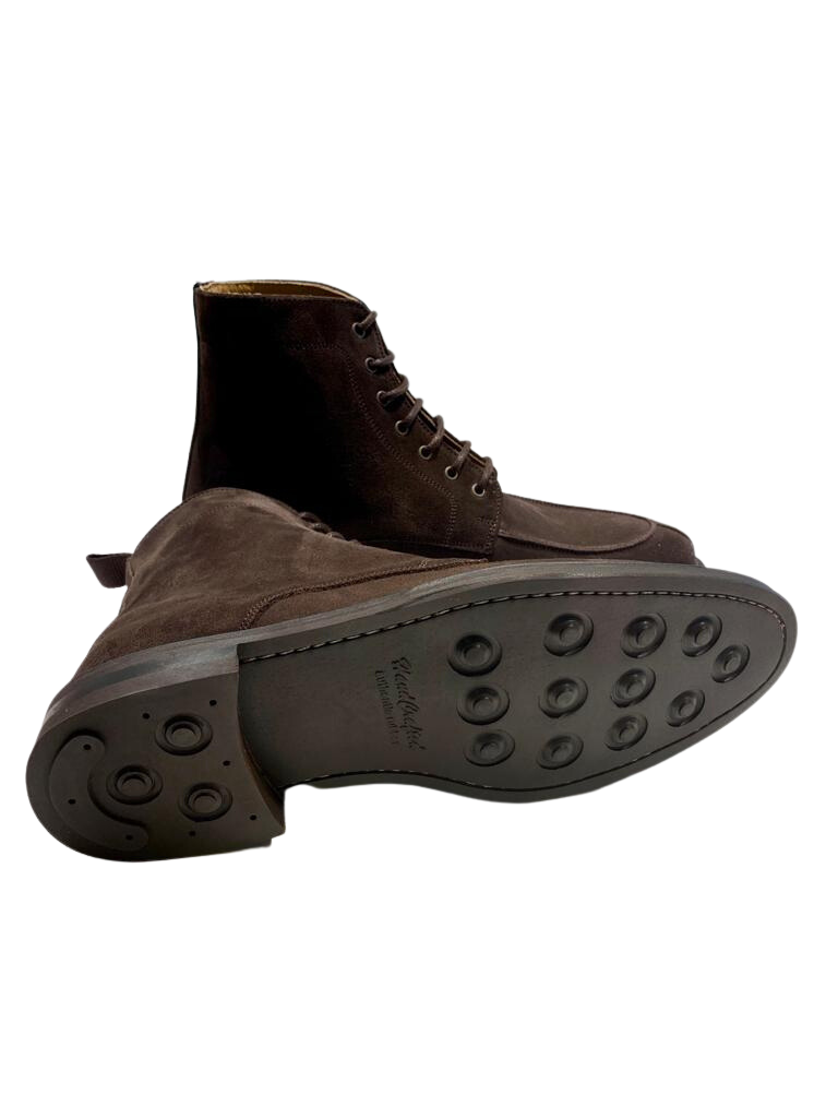 Herren Schnürboots Suede Brown