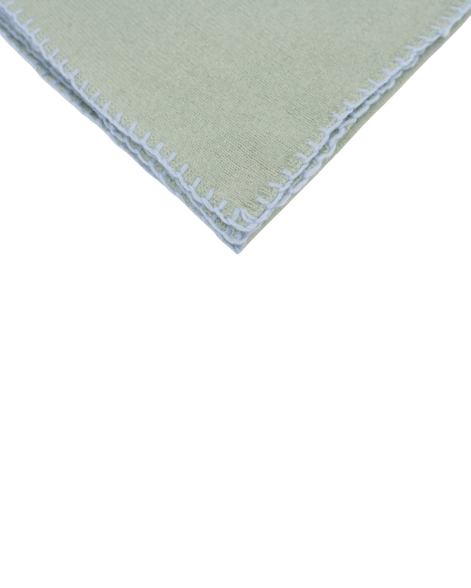 Kitchen Green-Dusty Blue Cashmere Schal