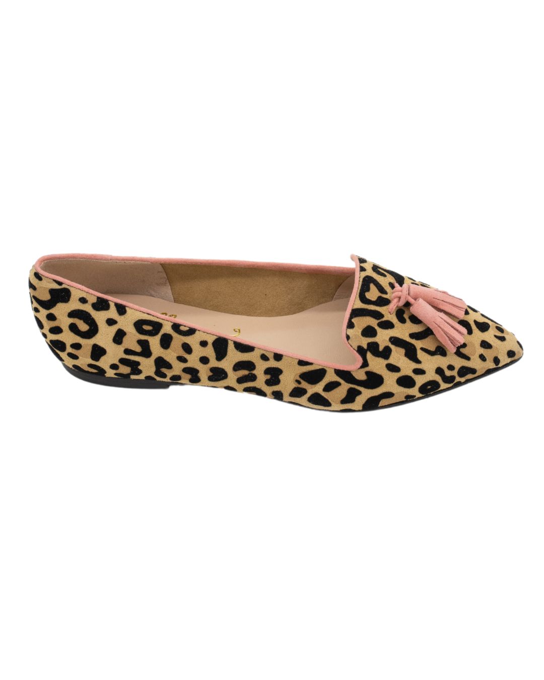 Leopardino-Melon Tassel Loafer Pointy (short tassel)