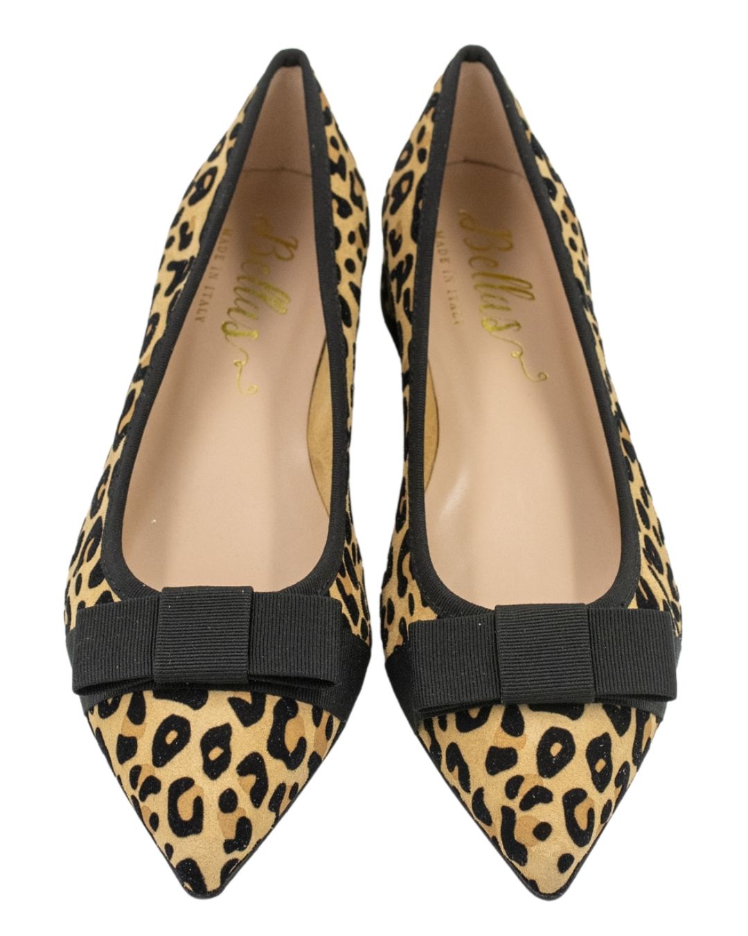 Leopardino-Nero Bowtie Pointy