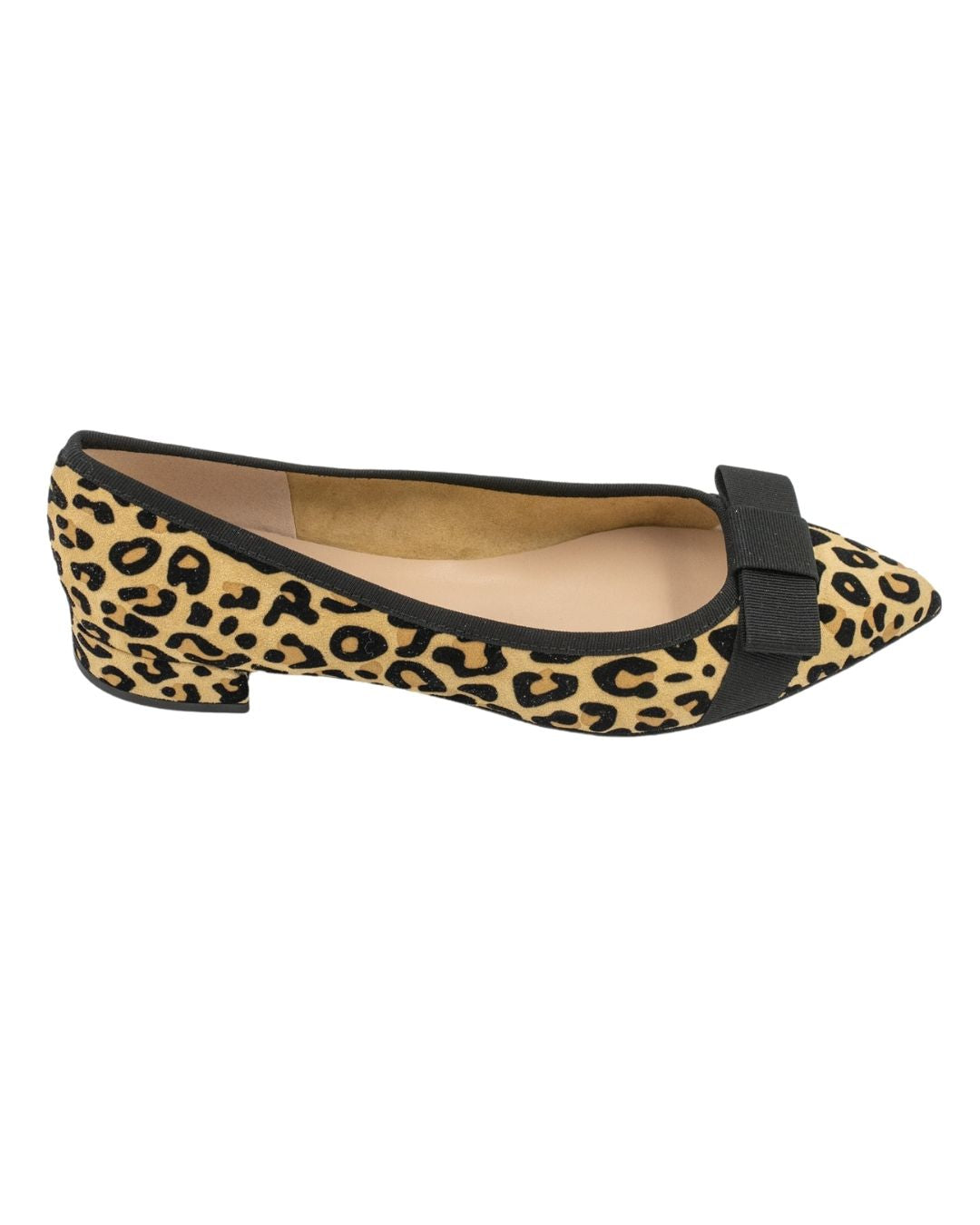 Leopardino-Nero Bowtie Pointy