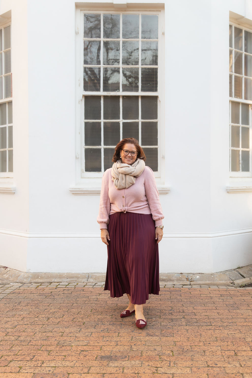 Syrah-Pink Tasselloafer Pointy