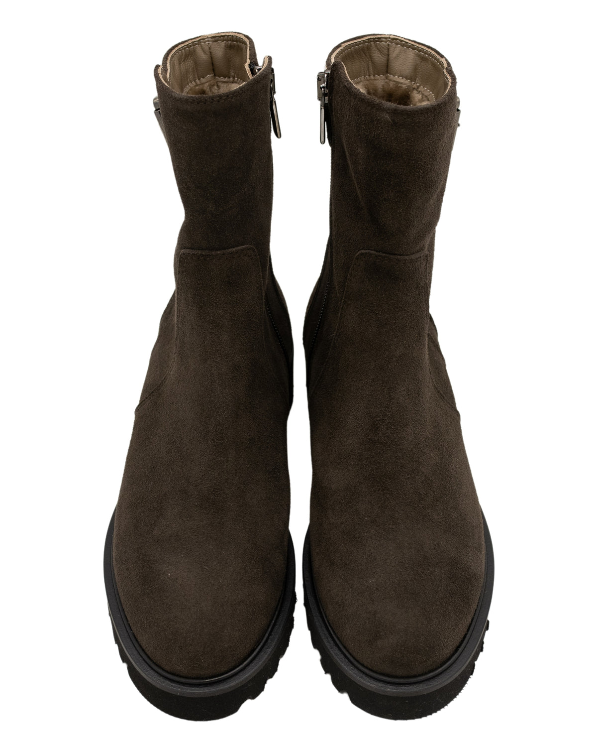 Moka Zip Stiefelette gefüttert