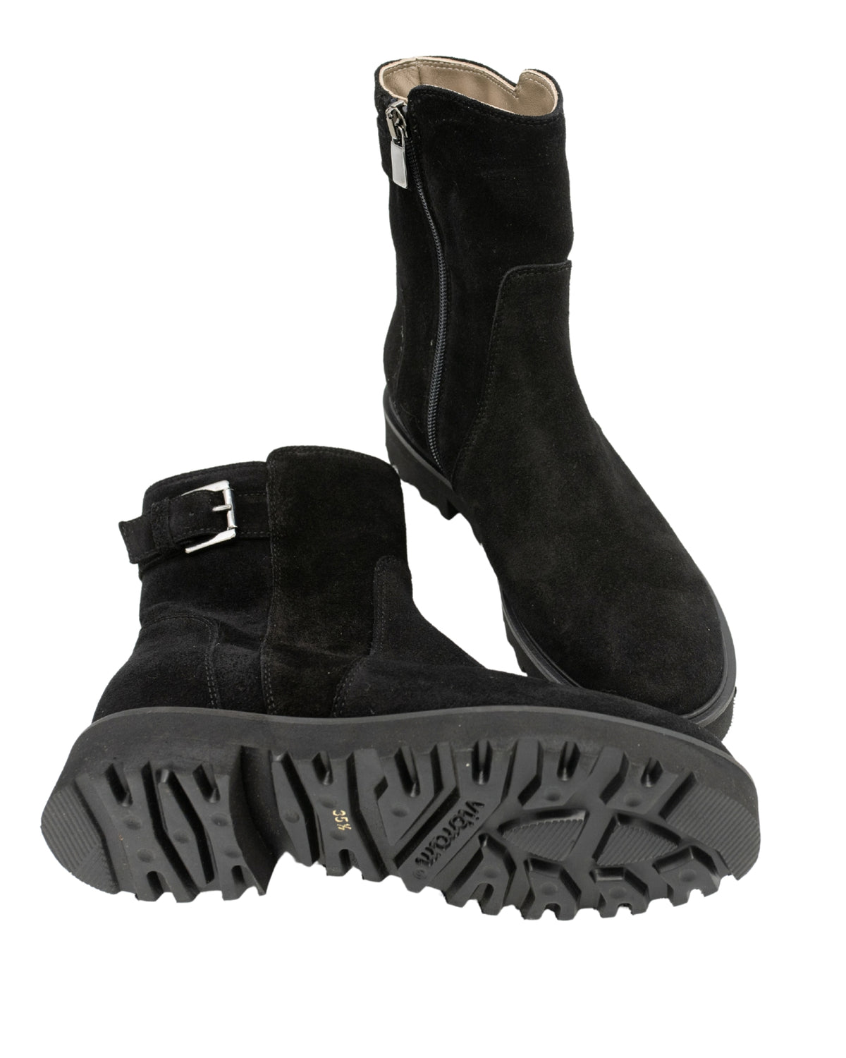 Nero Zip Stiefelette gefüttert