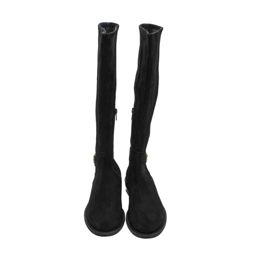 Boots Suede Stivali Nero
