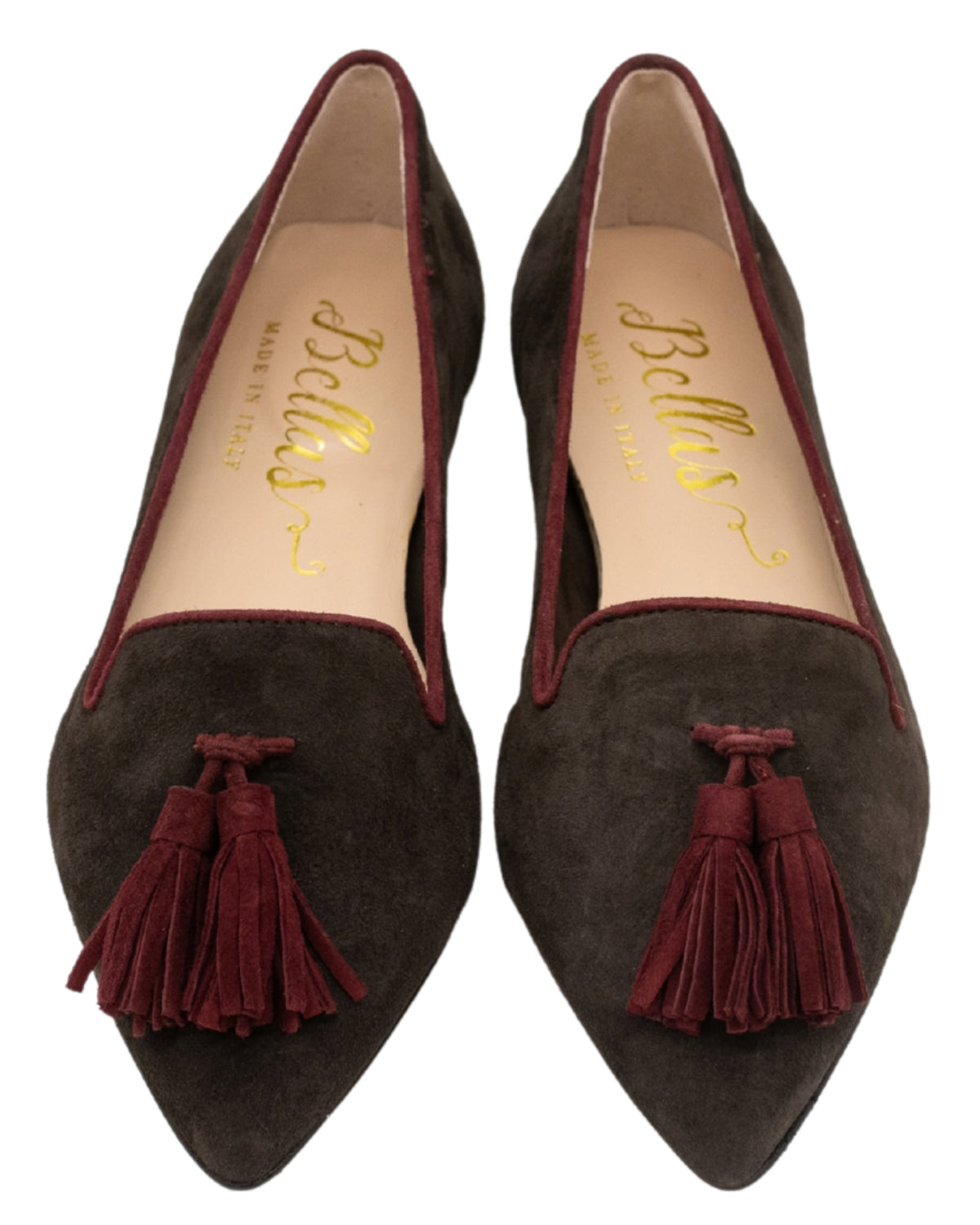 T.Moro-Bordeaux Tasselloafer Pointy