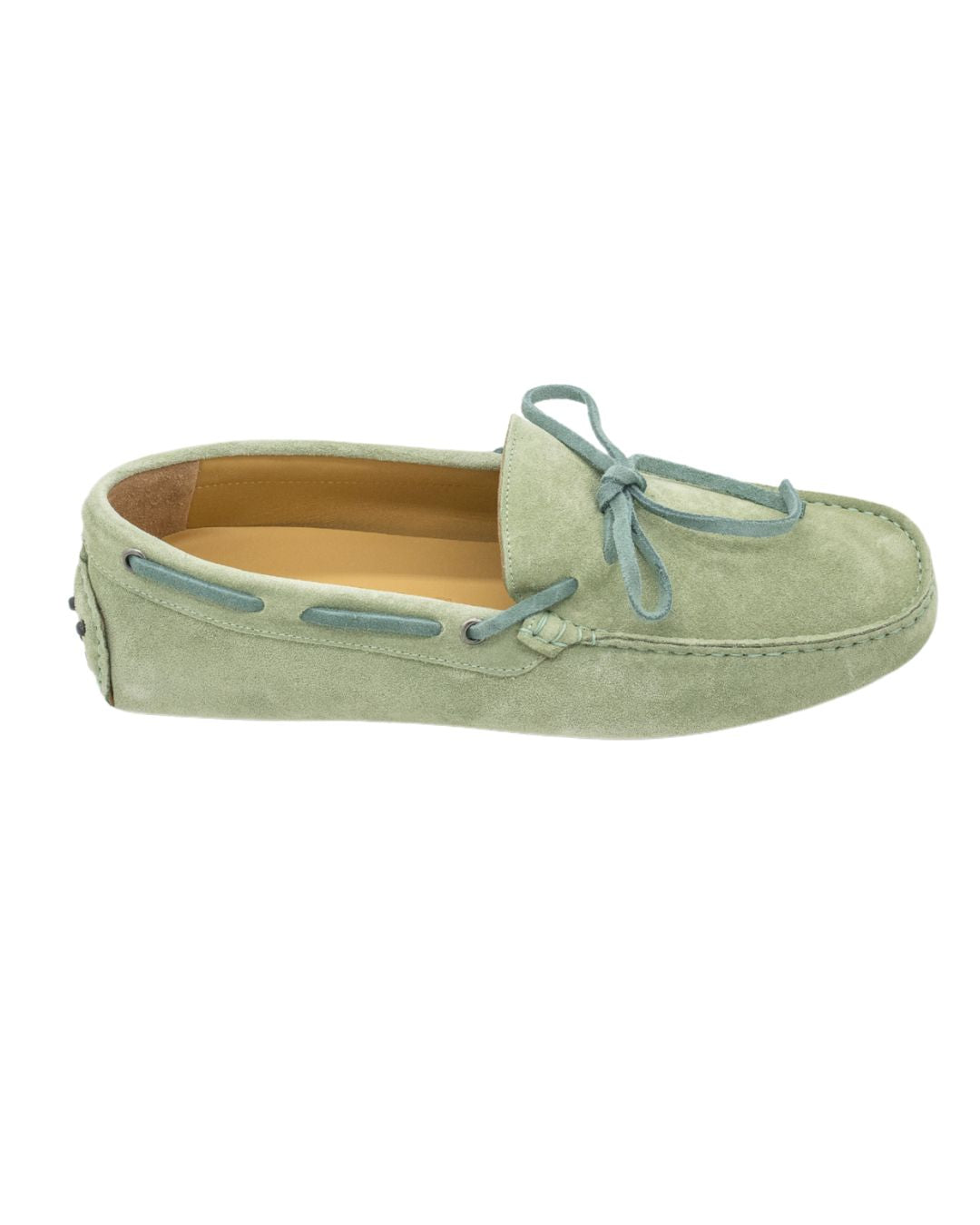 Verde Chiaro-Petrol Moccasins Herren