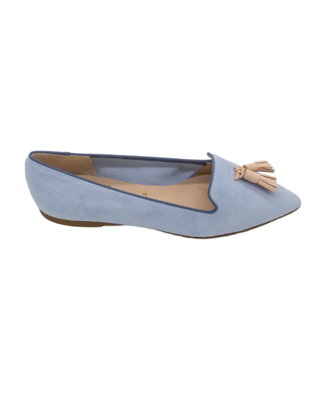 Xeno-Arancio-Dark Blue Tassel Loafer Pointy (short tassel)
