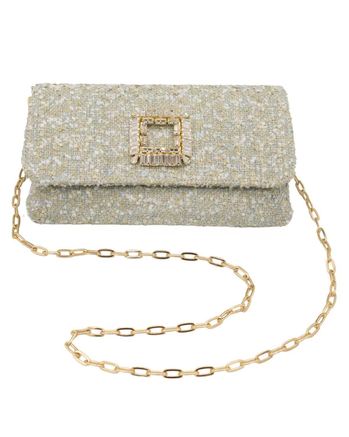Xeno Tweed Clutch