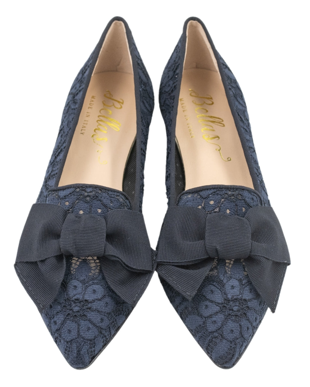Blu Lace Schleifenloafer Pointy