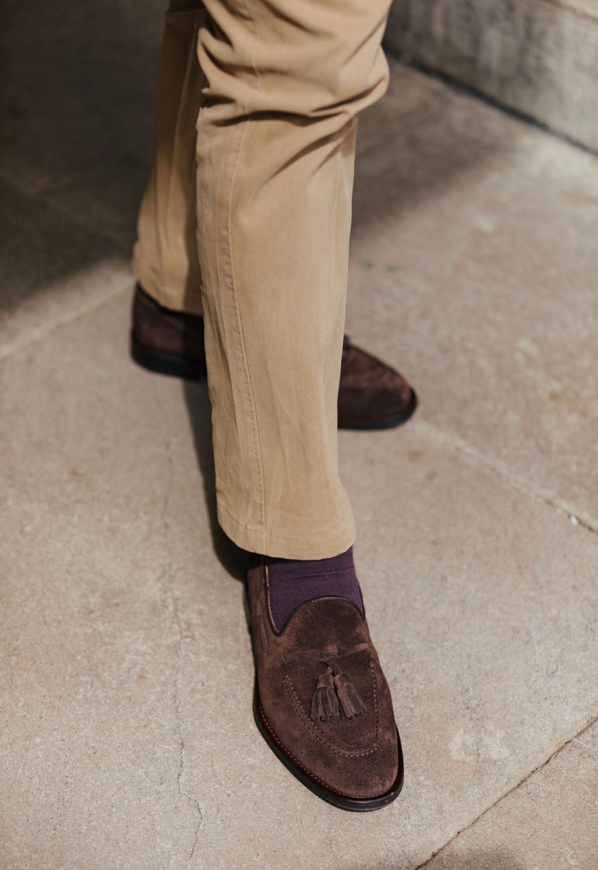 MEN Tassel Loafer Brown