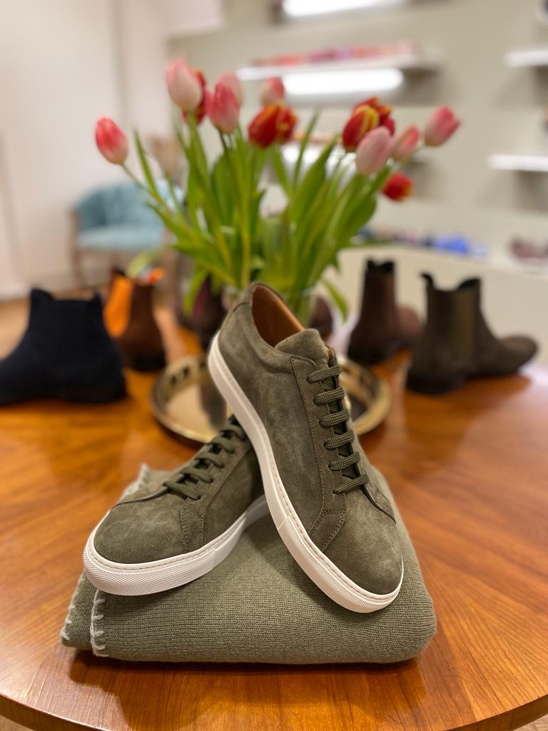 Herren Sneaker Olive