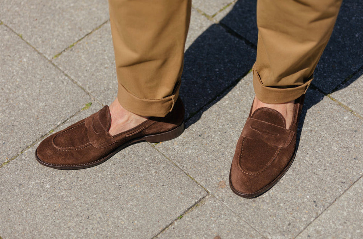 Herren Pennyloafer Castagna