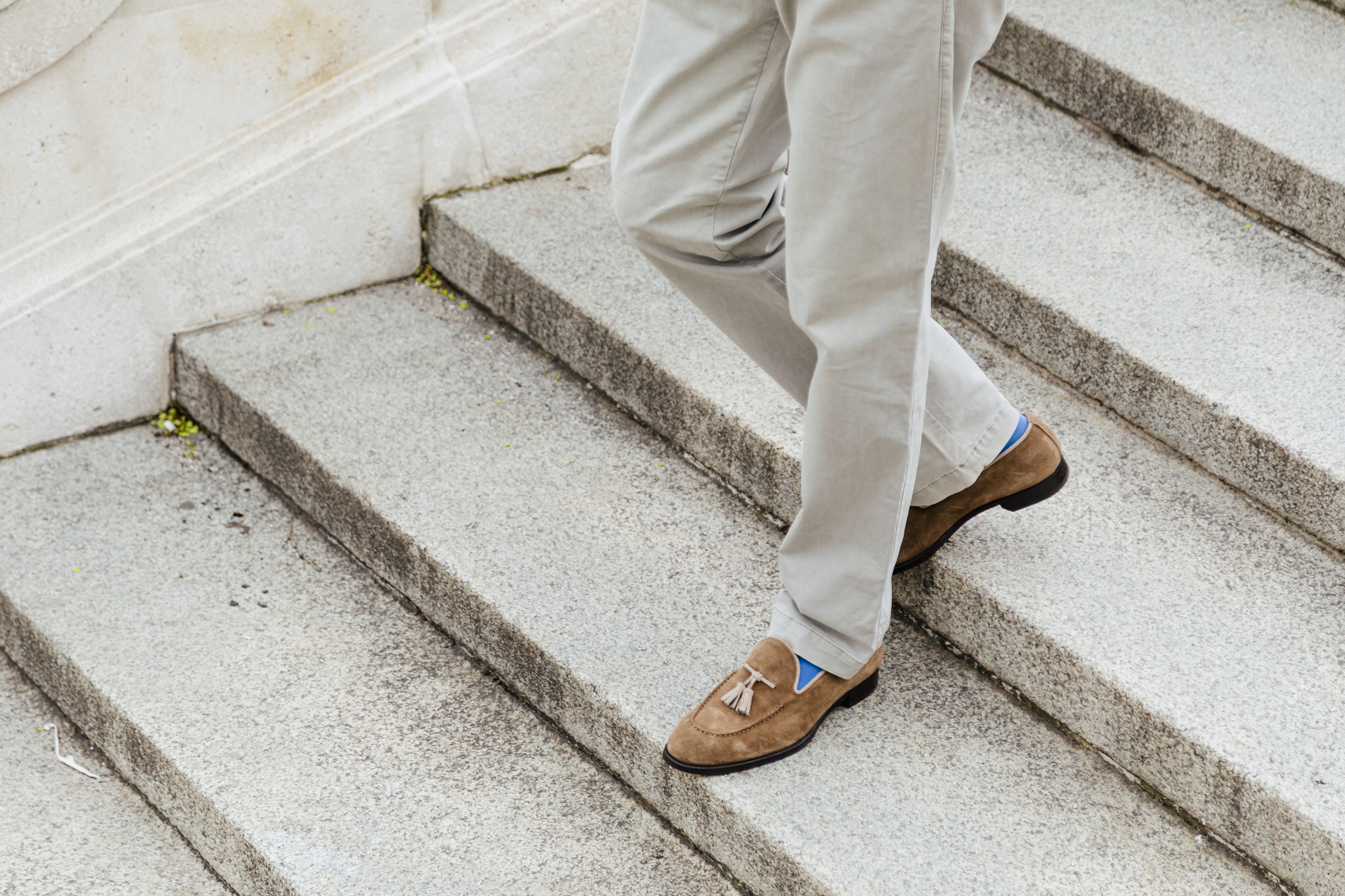 Herren Tasselloafer Taupe - Beige oxy