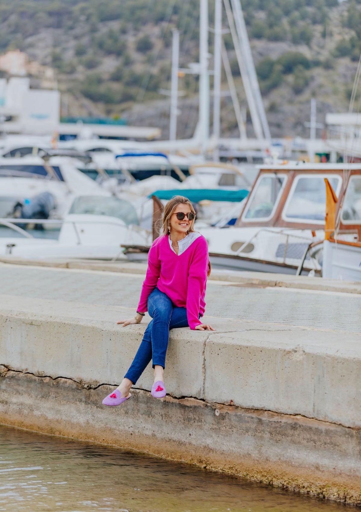 Mules Periwinkle - Fuxia