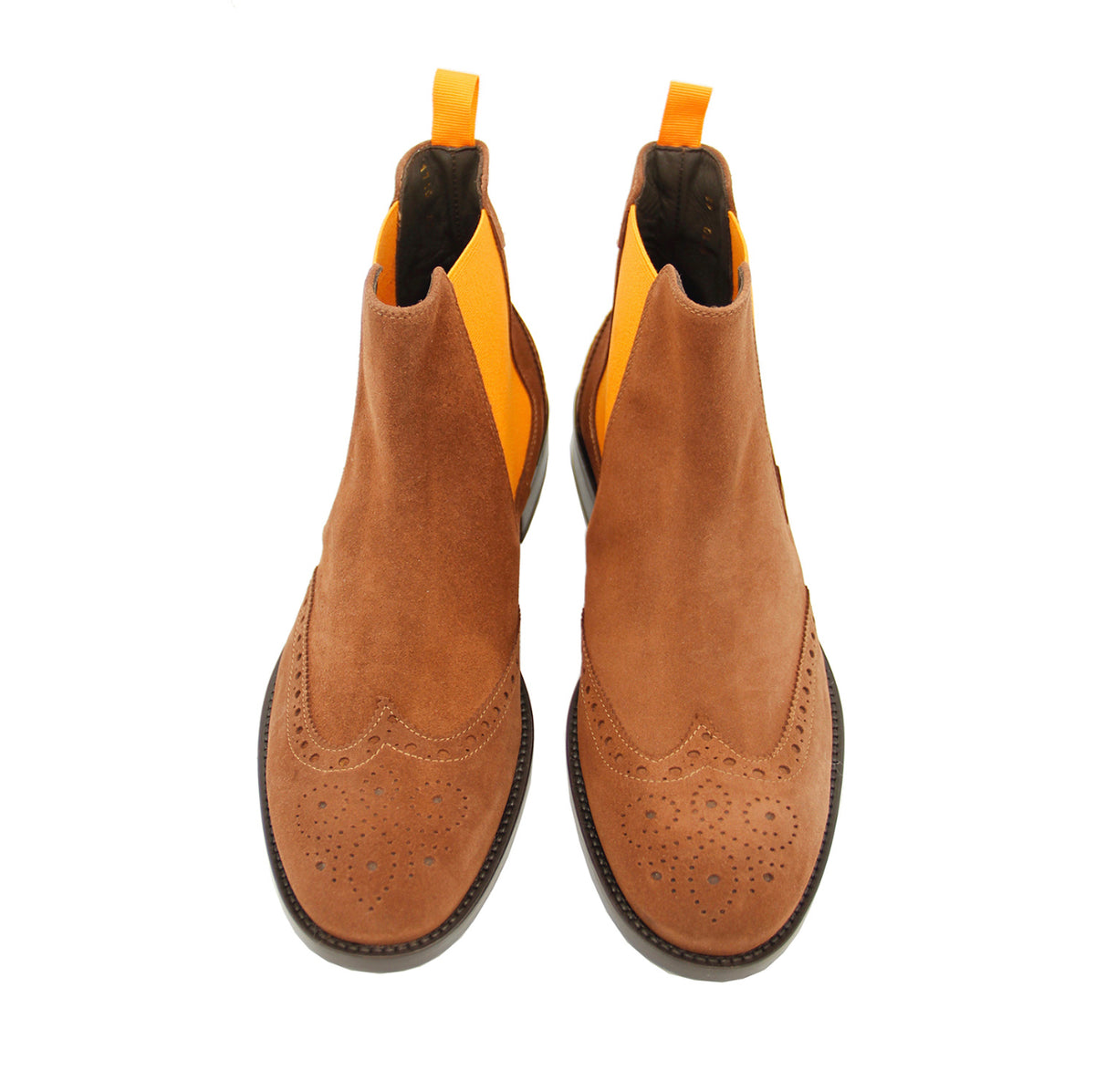 Herren Chelseaboot Snuff Budapester Muster