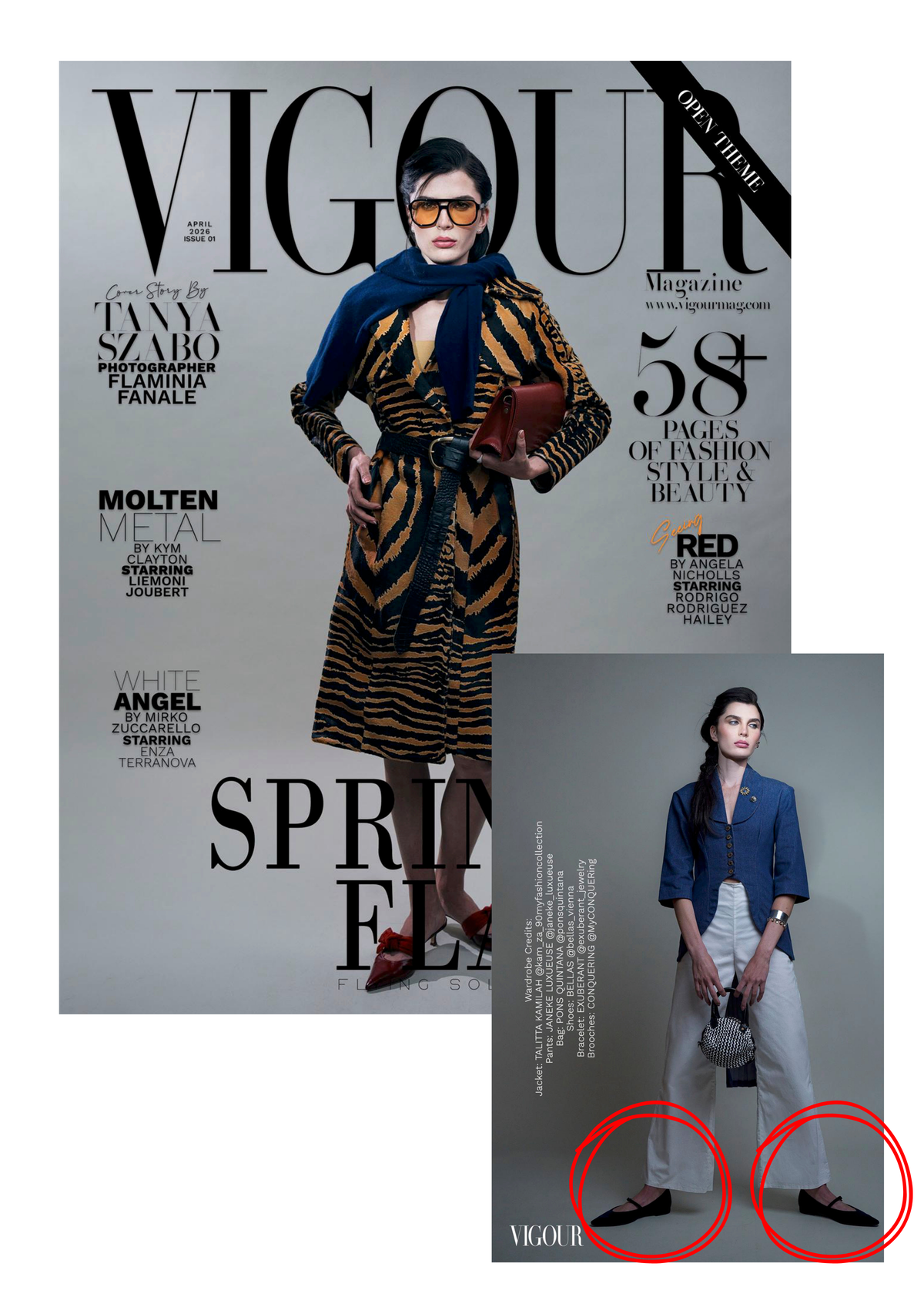 Bellas im Vigour Magazine April