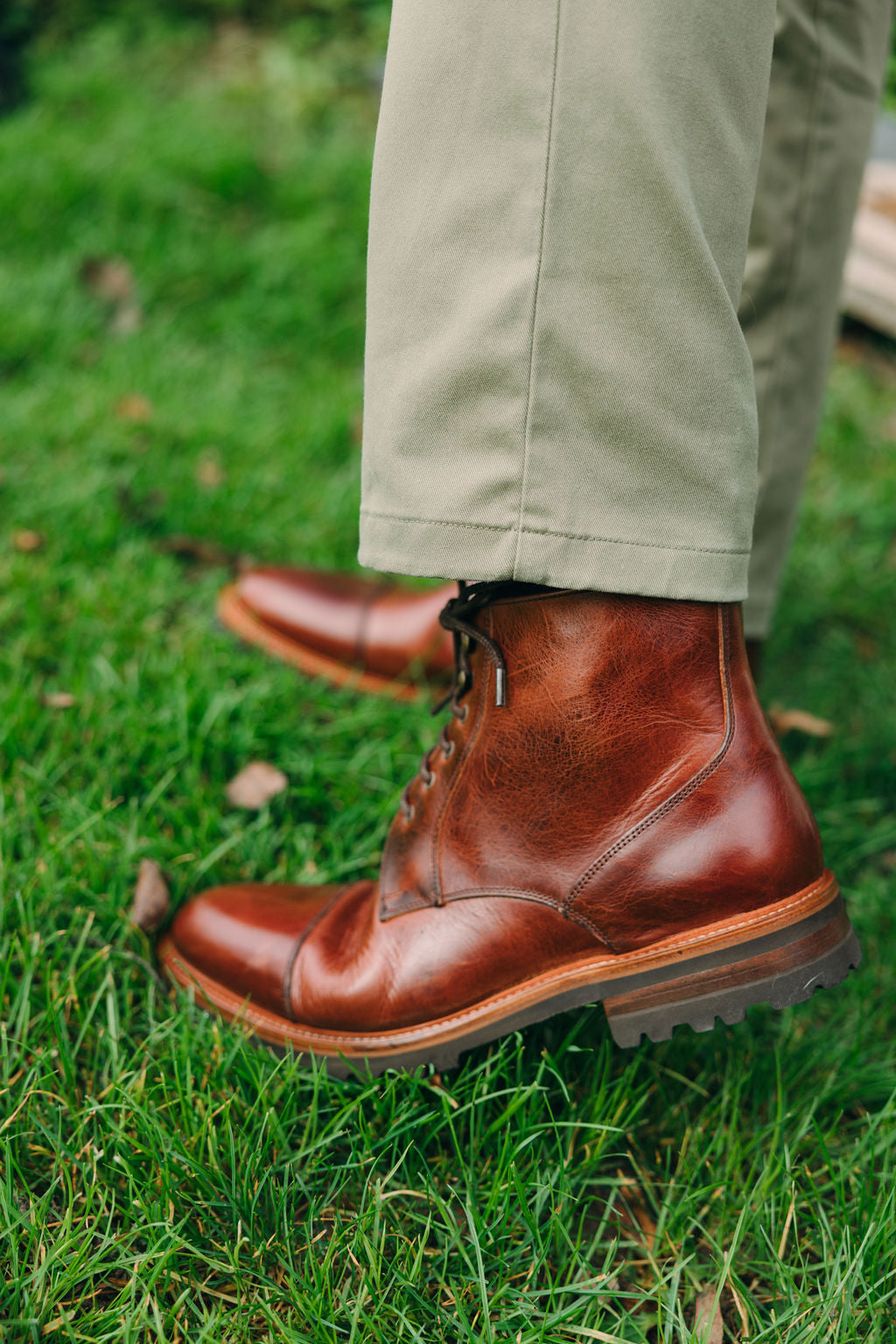 Herren Schnürboots Pull up Seahorse